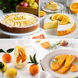 Naranjas frescas liofilizadas en medias rodajas - naranjas deshidratadas en frío para coctelería profesional fruta fresca liofilizada fruta seca para coctelería - paquete de 1 litro aprox. 70 Naty Shop productos deshidratados