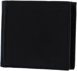Fossil Cartera plegable de cuero Ingram para hombre 11,43 cm de largo x 1,905 cm de ancho x 8,89 cm de alto Cartera para hombre Naty Shop Negro