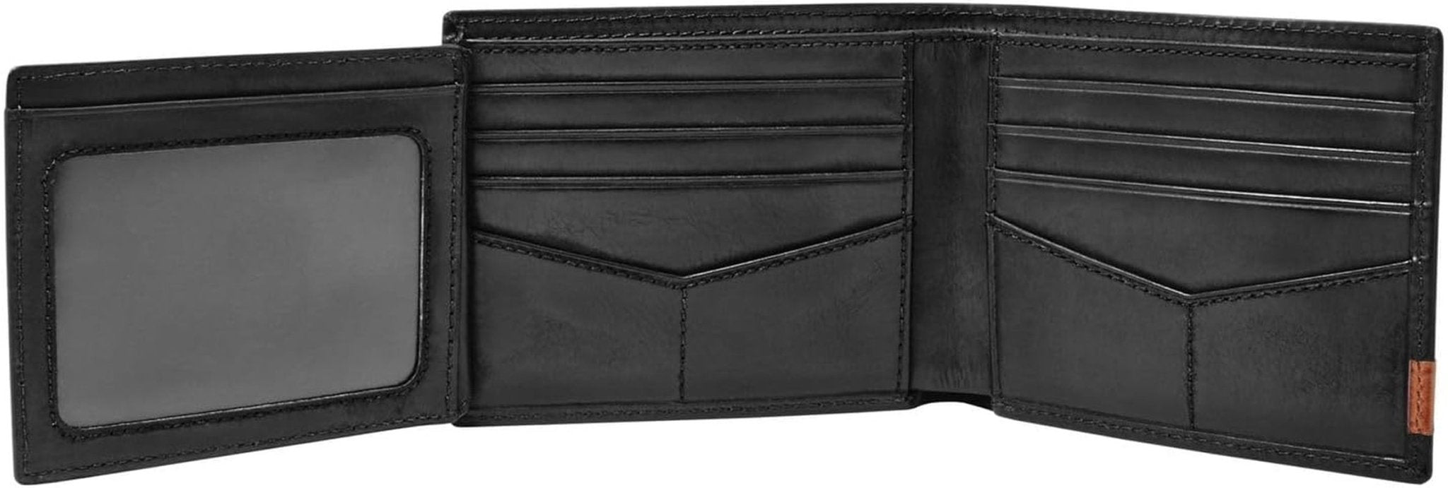 Fossil Cartera plegable de cuero Quinn para hombre, 11,5 cm de largo x 2 cm de ancho x 9 cm de alto Cartera para hombre Naty Shop