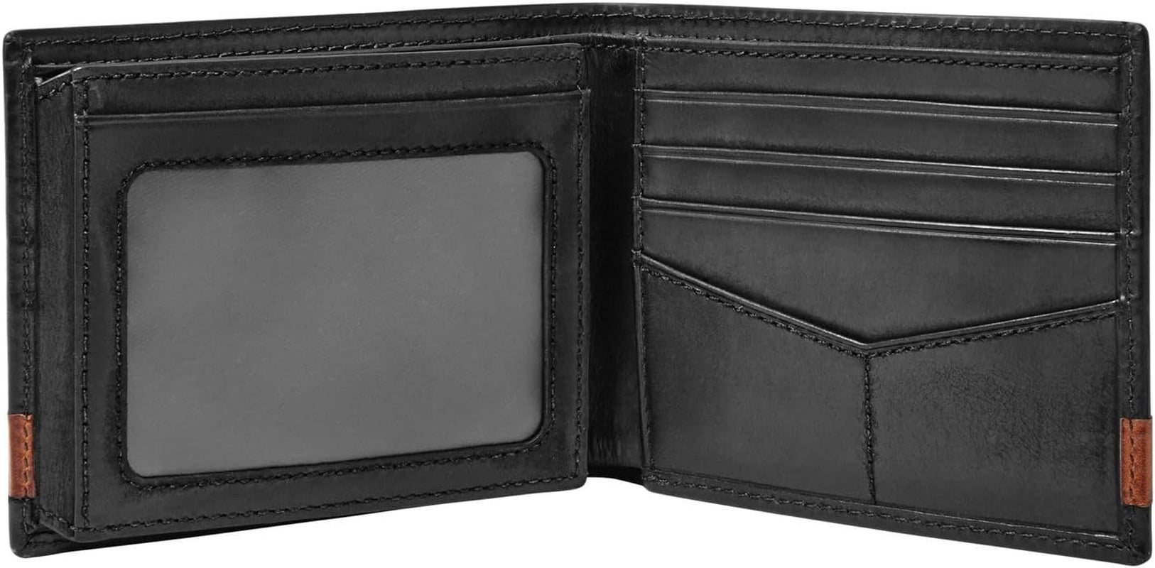Fossil Cartera plegable de cuero Quinn para hombre, 11,5 cm de largo x 2 cm de ancho x 9 cm de alto Cartera para hombre Naty Shop
