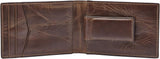 Fossil Andrew Cartera plegable de cuero para hombre 11,5 cm de largo x 1,9 cm de ancho x 7,7 cm de alto Cartera para hombre Naty Shop