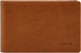 Fossil Andrew Cartera plegable de cuero para hombre 11,5 cm de largo x 1,9 cm de ancho x 7,7 cm de alto Cartera para hombre Naty Shop Saddle