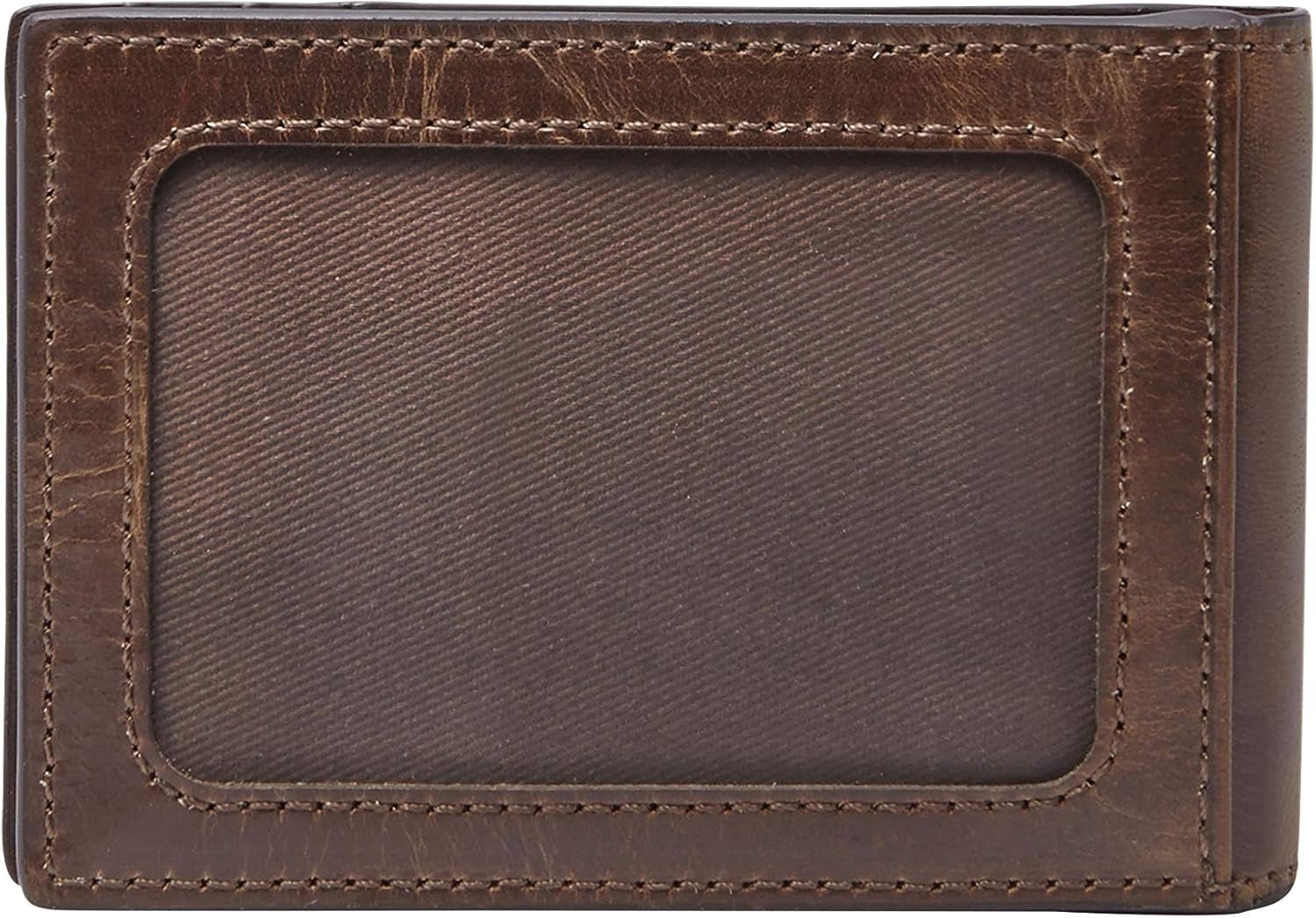 Fossil Andrew Cartera plegable de cuero para hombre 11,5 cm de largo x 1,9 cm de ancho x 7,7 cm de alto Cartera para hombre Naty Shop