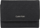 Cartera para mujer Calvin Klein Must Small Trifold Mono Klein, negro (Black Mono), talla única Cartera para mujer Naty Shop Default Title