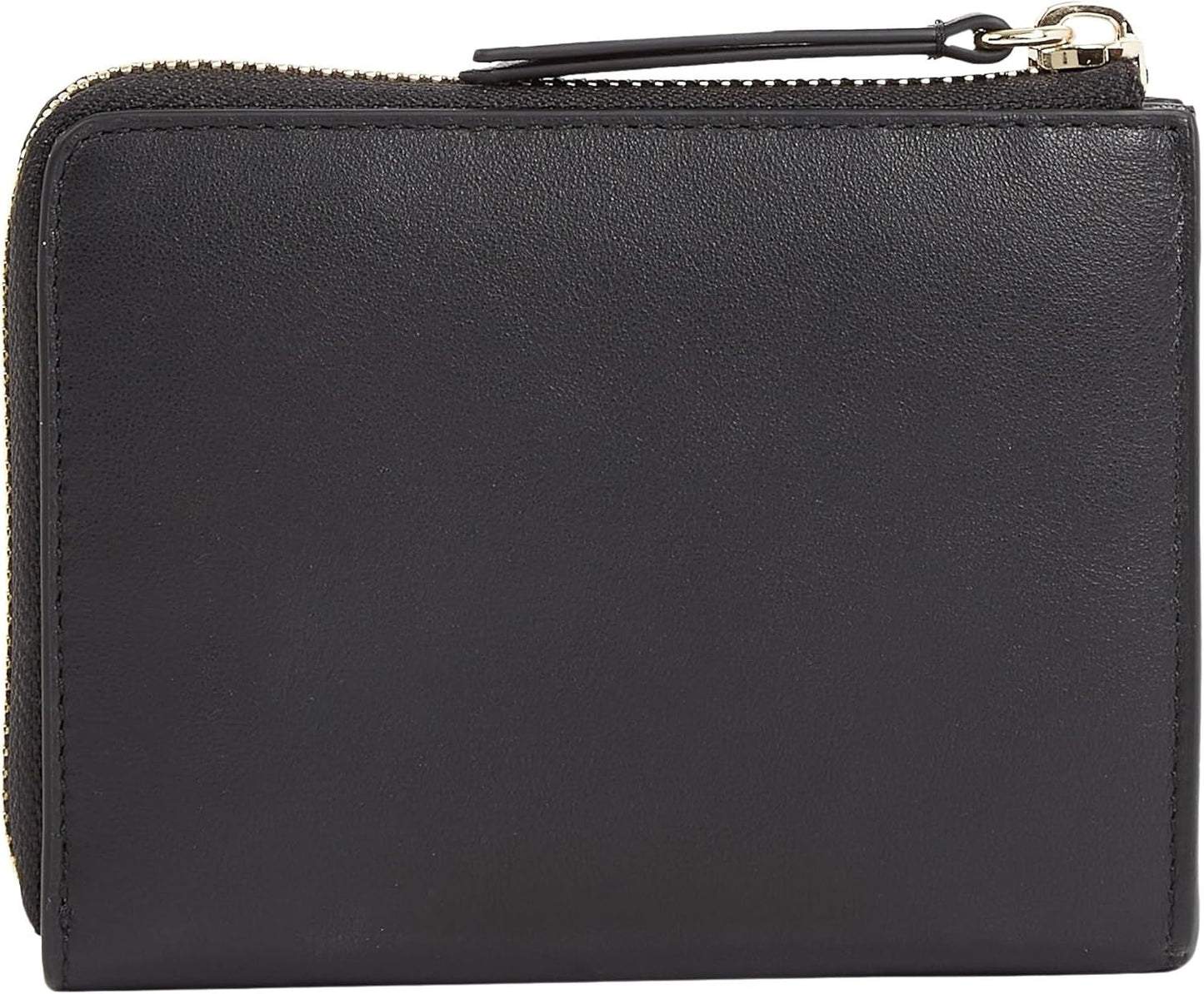 Cartera de mujer Tommy Hilfiger HILFIGER LEATHER MED ZA, negro (Black), OS Cartera de mujer Naty Shop
