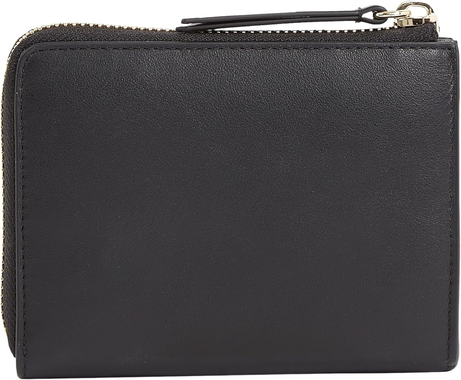 Cartera de mujer Tommy Hilfiger HILFIGER LEATHER MED ZA, negro (Black), OS Cartera de mujer Naty Shop