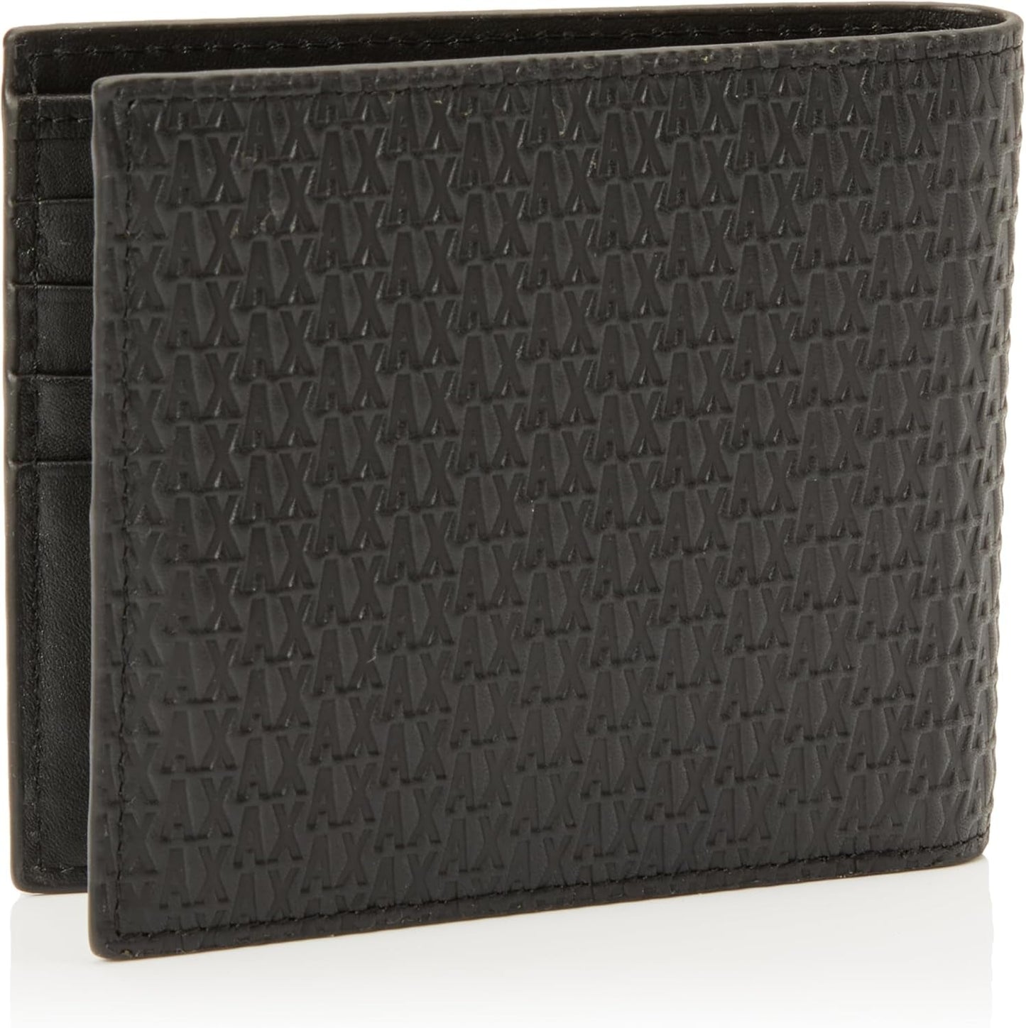 Elba, Essential, Cartera pequeña plegable con logo metálico para hombre Armani Exchange Cartera para hombre Naty Shop