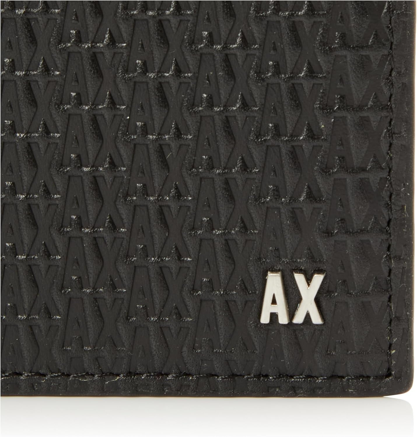 Elba, Essential, Cartera pequeña plegable con logo metálico para hombre Armani Exchange Cartera para hombre Naty Shop