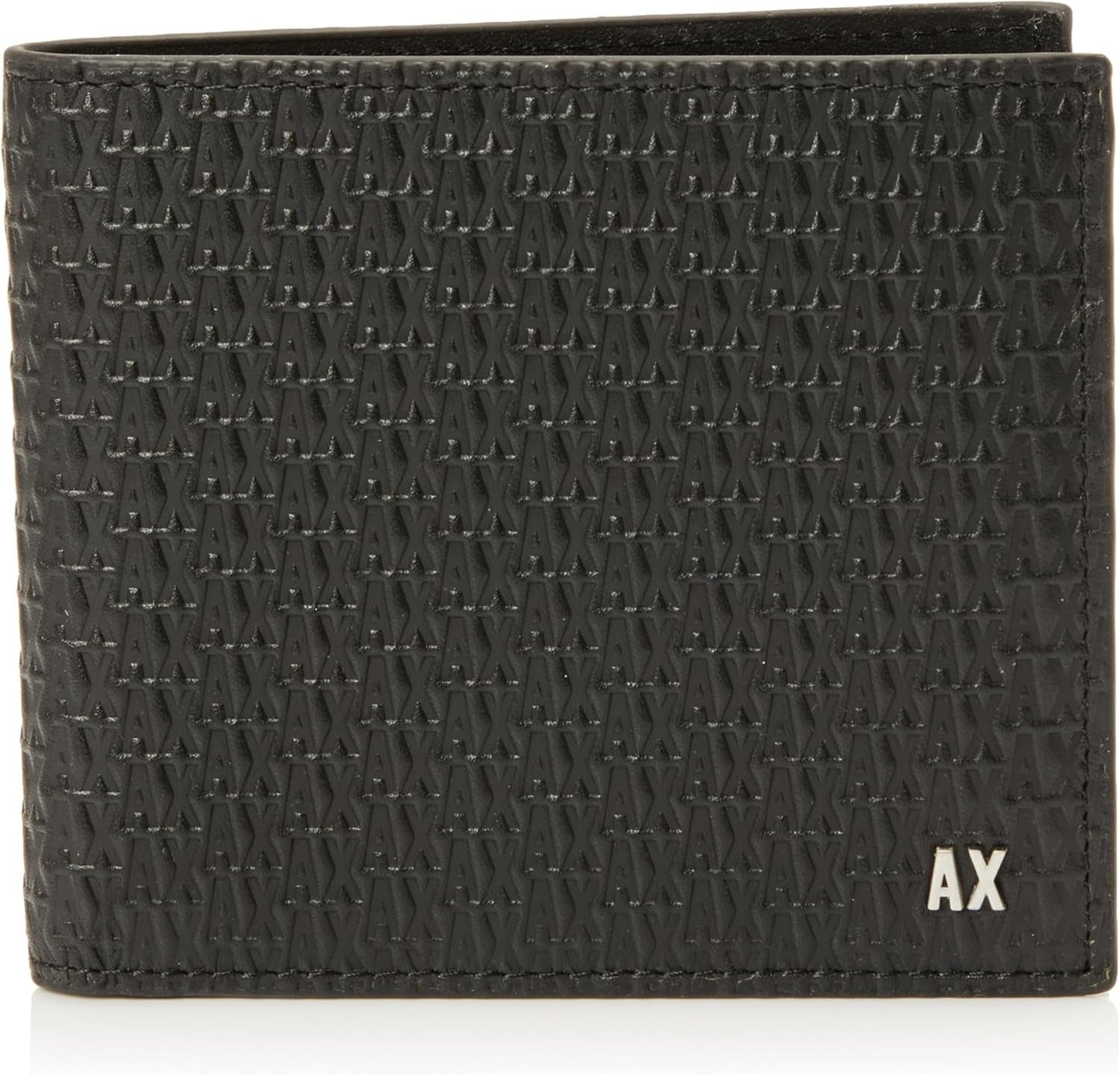 Elba, Essential, cartera plegable mini con logo metálico para hombre Armani Exchange Cartera para hombre Naty Shop Default Title