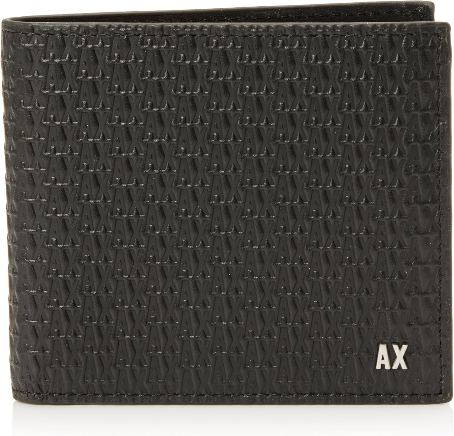 Elba, Essential, cartera plegable mini con logo metálico para hombre Armani Exchange Cartera para hombre Naty Shop Default Title