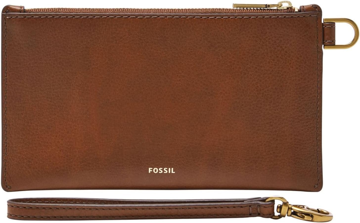 Cartera Fossil en piel o poliéster para mujer Cartera de mujer Naty Shop Marrón