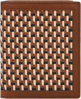 Fossil Cartera Mujer de Piel o Poliéster Naty Shop Cartera Mujer Marrón y Blanco