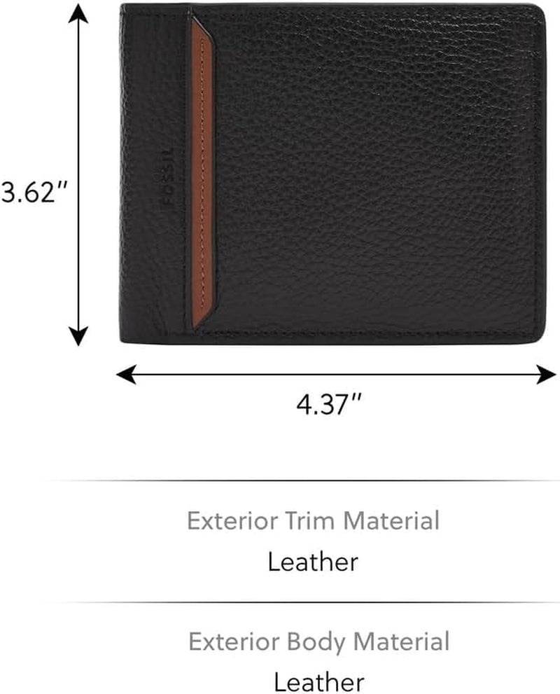 Fossil Huntington Cartera plegable para hombre Naty Shop Cartera para hombre