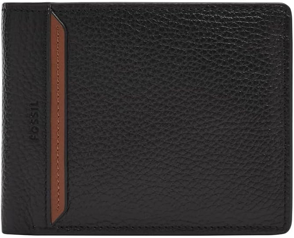 Fossil Huntington Cartera plegable para hombre Naty Shop Cartera para hombre negro S