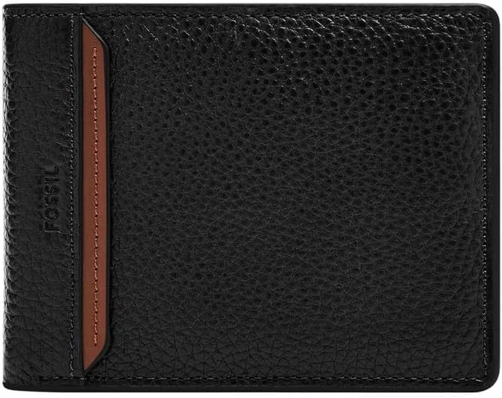 Fossil Huntington Cartera plegable para hombre Naty Shop Cartera para hombre negro S