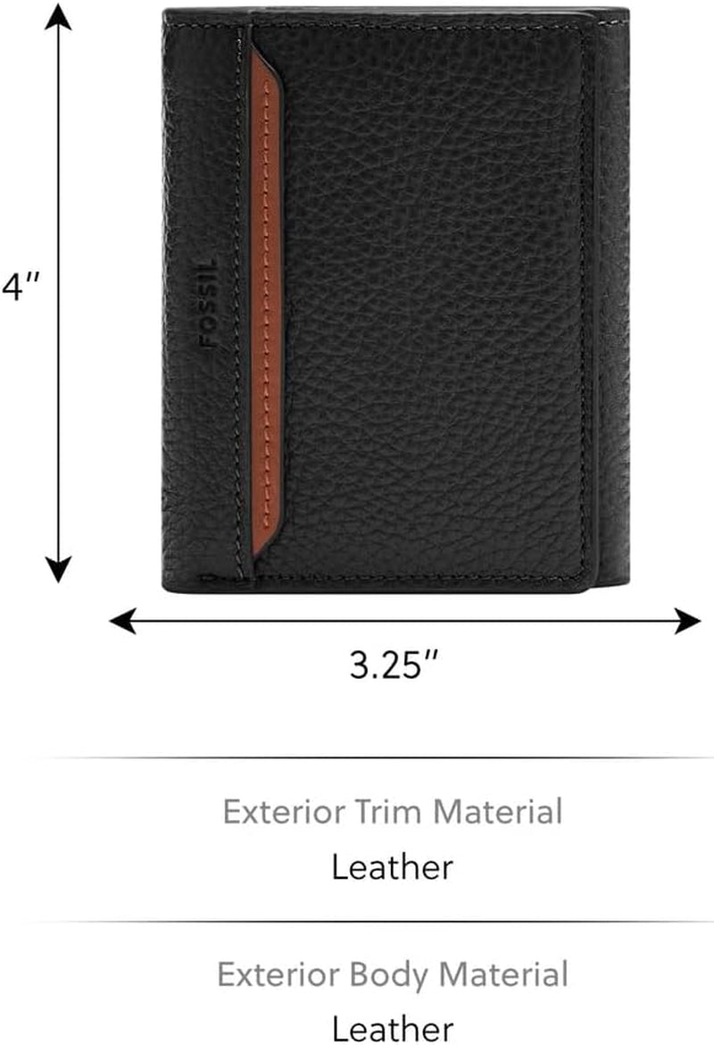 Fossil Huntington Cartera triple para hombre Naty Shop Cartera para hombre