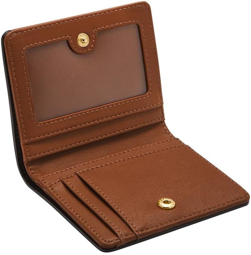 Fossil Cartera plegable Logan para mujer, marrón Naty Shop Cartera para mujer