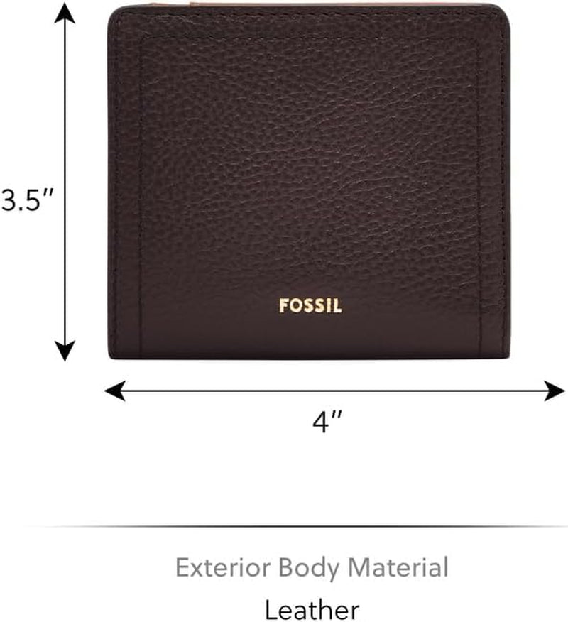 Fossil Cartera plegable Logan para mujer, marrón Naty Shop Cartera para mujer