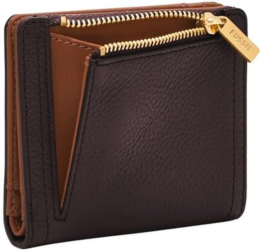 Fossil Cartera plegable Logan para mujer, marrón Naty Shop Cartera para mujer