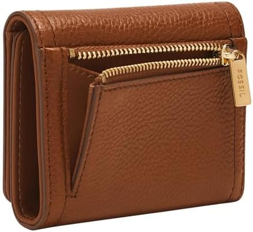 Fossil Cartera Logan Tri-Fold para Mujer, Marrón Naty Shop Cartera Mujer