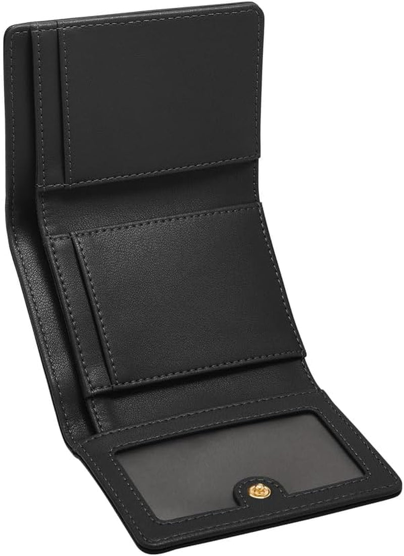 Fossil Cartera Logan Tri-Fold para Mujer, Negro Naty Shop Cartera Mujer