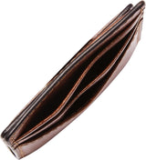 Fossil Cartera Andrew para hombre, cartera de piel coñac, 7,2 cm de largo x 0,5 cm de ancho x 10 cm de alto ML4173222 Cartera para hombre Naty Shop