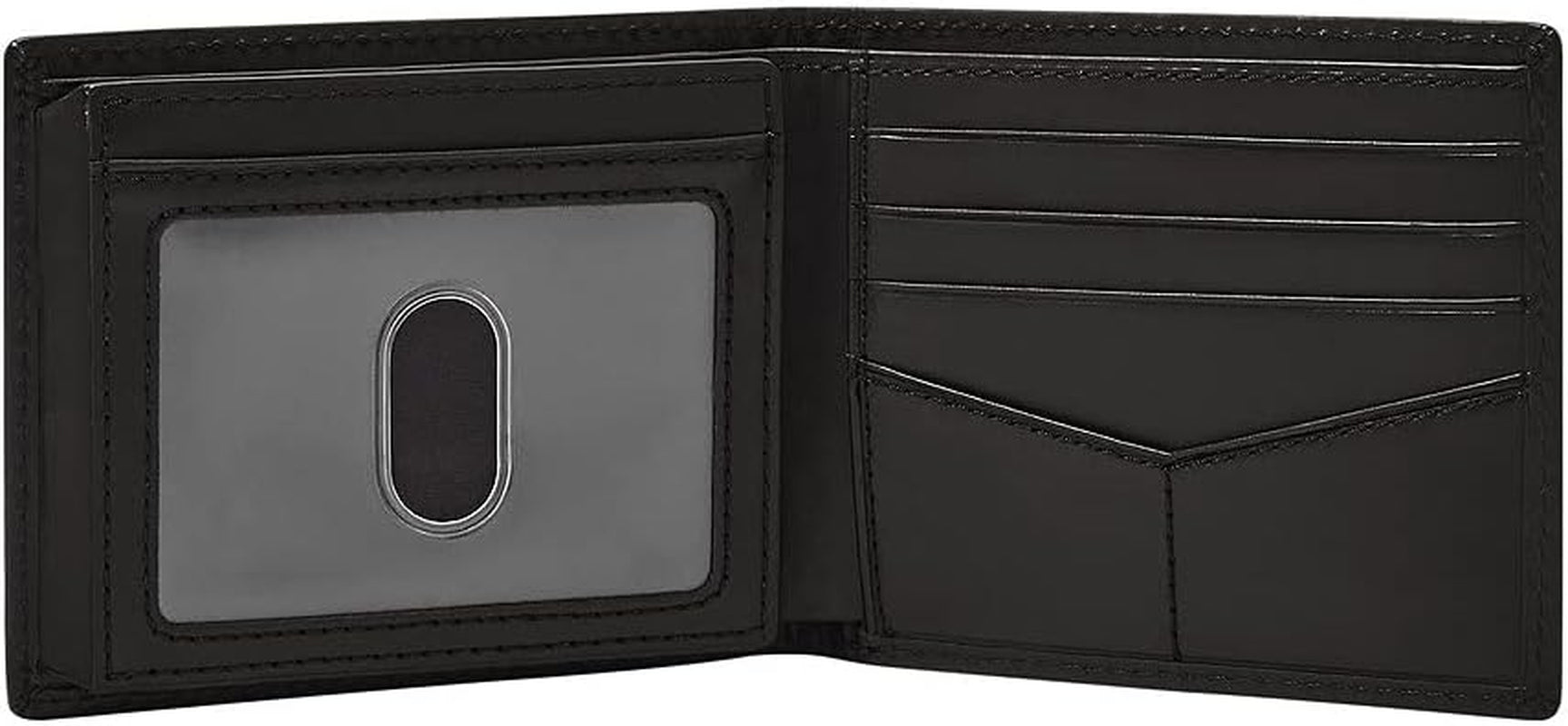 Cartera de hombre Fossil - Derrick RFID de piel plegable con ID abatible, ML3681001 - 10,9 cm de largo x 1,27 cm de ancho x 8,9 cm de alto Cartera para hombre Naty Shop