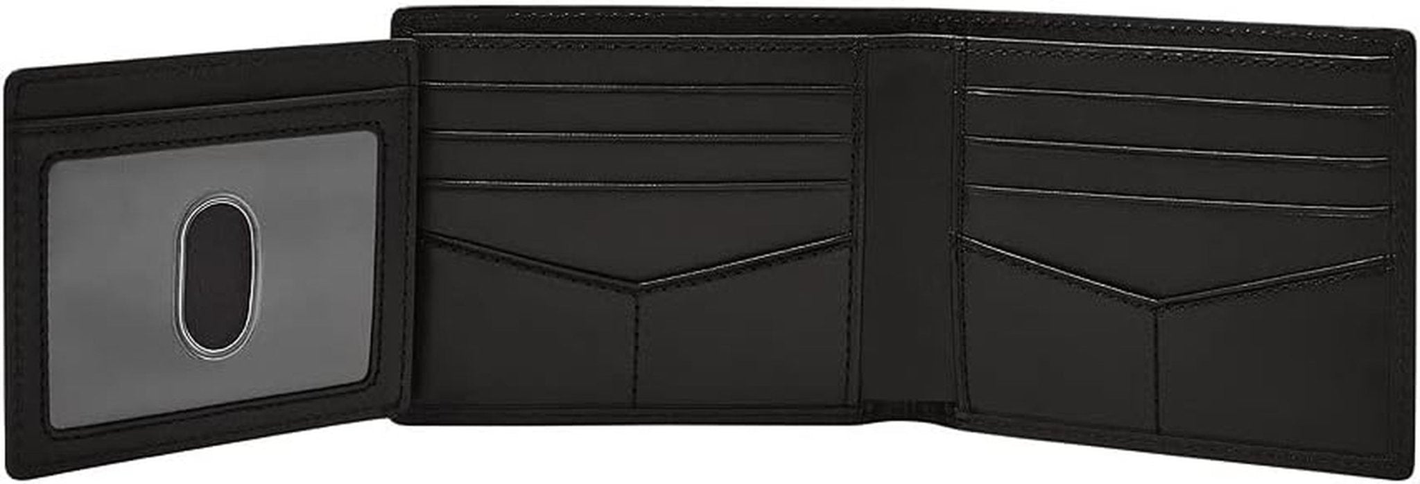 Cartera de hombre Fossil - Derrick RFID de piel plegable con ID abatible, ML3681001 - 10,9 cm de largo x 1,27 cm de ancho x 8,9 cm de alto Cartera para hombre Naty Shop