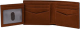 Fossil Cartera Everett para hombre, piel plegable marrón medio, 11,5 cm de largo x 2,5 cm de ancho x 8,9 cm de alto ML4397210 Cartera para hombre Naty Shop