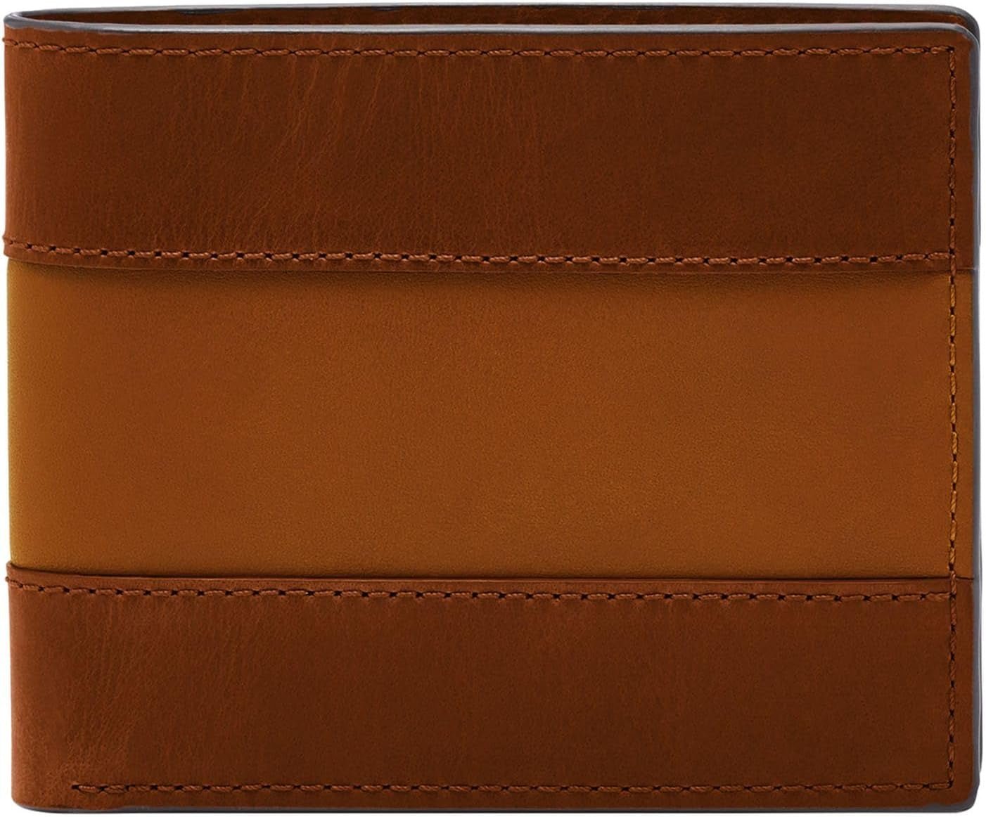 Fossil Cartera Everett para hombre, cuero plegable marrón mediano, 11,5 cm de largo x 2,5 cm de ancho x 8,9 cm de alto ML4397210 Naty Shop Cartera para hombre Título predeterminado