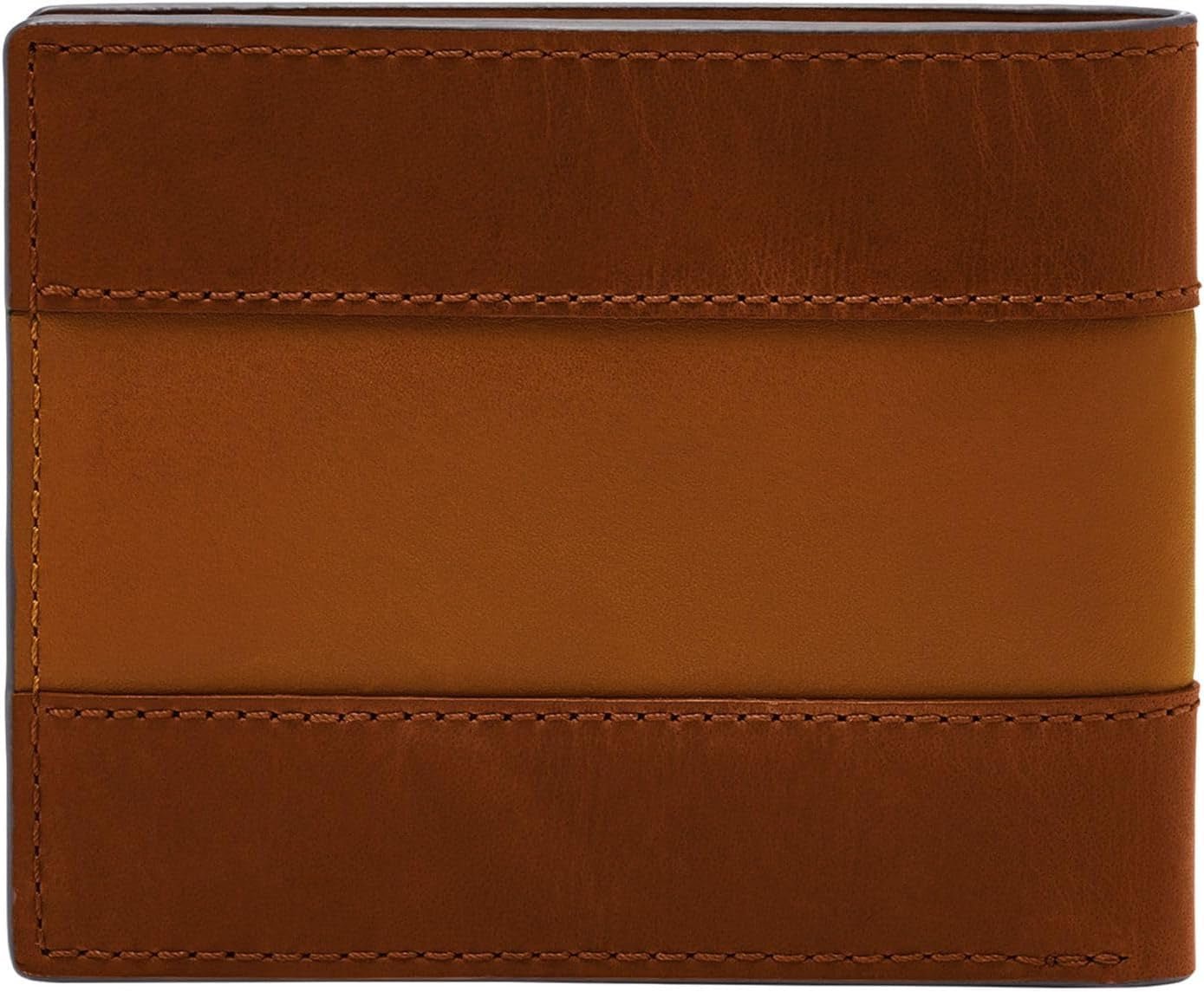 Fossil Cartera Everett para hombre, piel plegable marrón medio, 11,5 cm de largo x 2,5 cm de ancho x 8,9 cm de alto ML4397210 Cartera para hombre Naty Shop
