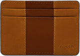 Fossil Cartera para hombre Everett de piel/PVC marrón medio Tarjeteros 10,2 cm de largo x 0,6 cm de ancho x 7,0 cm de alto ML4398210 Naty Shop Cartera para hombre marrón