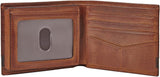 Cartera Quinn para hombre Fossil - 100% cuero plegable marrón 11,5 cm de largo x 2 cm de ancho x 9 cm de alto ML3644200 Cartera para hombre Naty Shop
