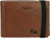 Cartera chaqueta Pepe Jeans con tira elástica, talla única Cartera hombre Naty Shop Marrón