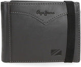 Pepe Jeans Cartera tipo chaqueta con cinta elástica, talla única Cartera Hombre Naty Shop Gris
