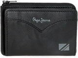 Pepe Jeans Cartera tipo chaqueta con tarjetero Talla única Cartera hombre Naty Shop Negro
