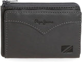 Pepe Jeans Cartera tipo chaqueta con tarjetero, talla única Cartera hombre Naty Shop Gris