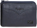 Pepe Jeans Cartera tipo chaqueta con tarjetero, talla única Cartera hombre Naty Shop Azul