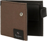 Pepe Jeans Cartera horizontal Hilltop con cierre de clic, Cartera única de hombre Naty Shop