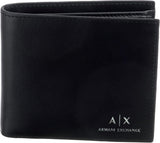 Armani Exchange Cartera lisa Essential con logo estampado de hombre Negro Naty Shop Cartera para hombre Default Title