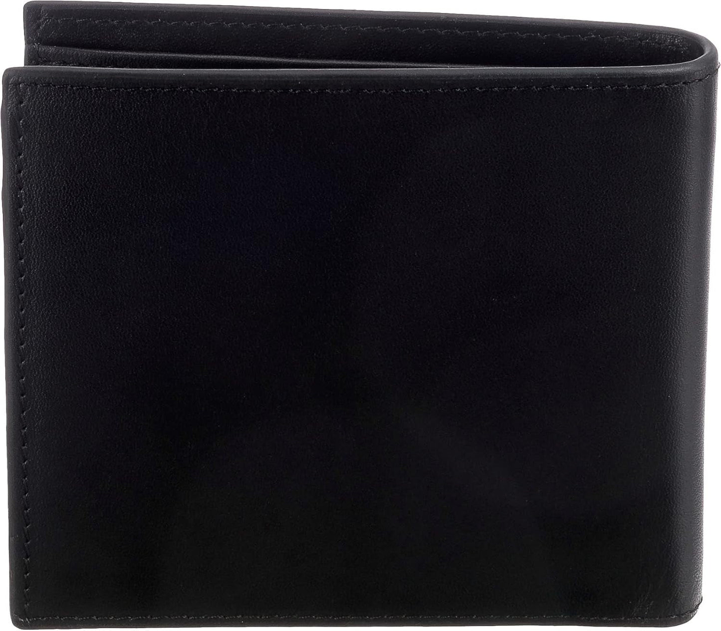 Armani Exchange Cartera de hombre Essential Simple con estampado de logotipo negro Cartera de hombre Naty Shop