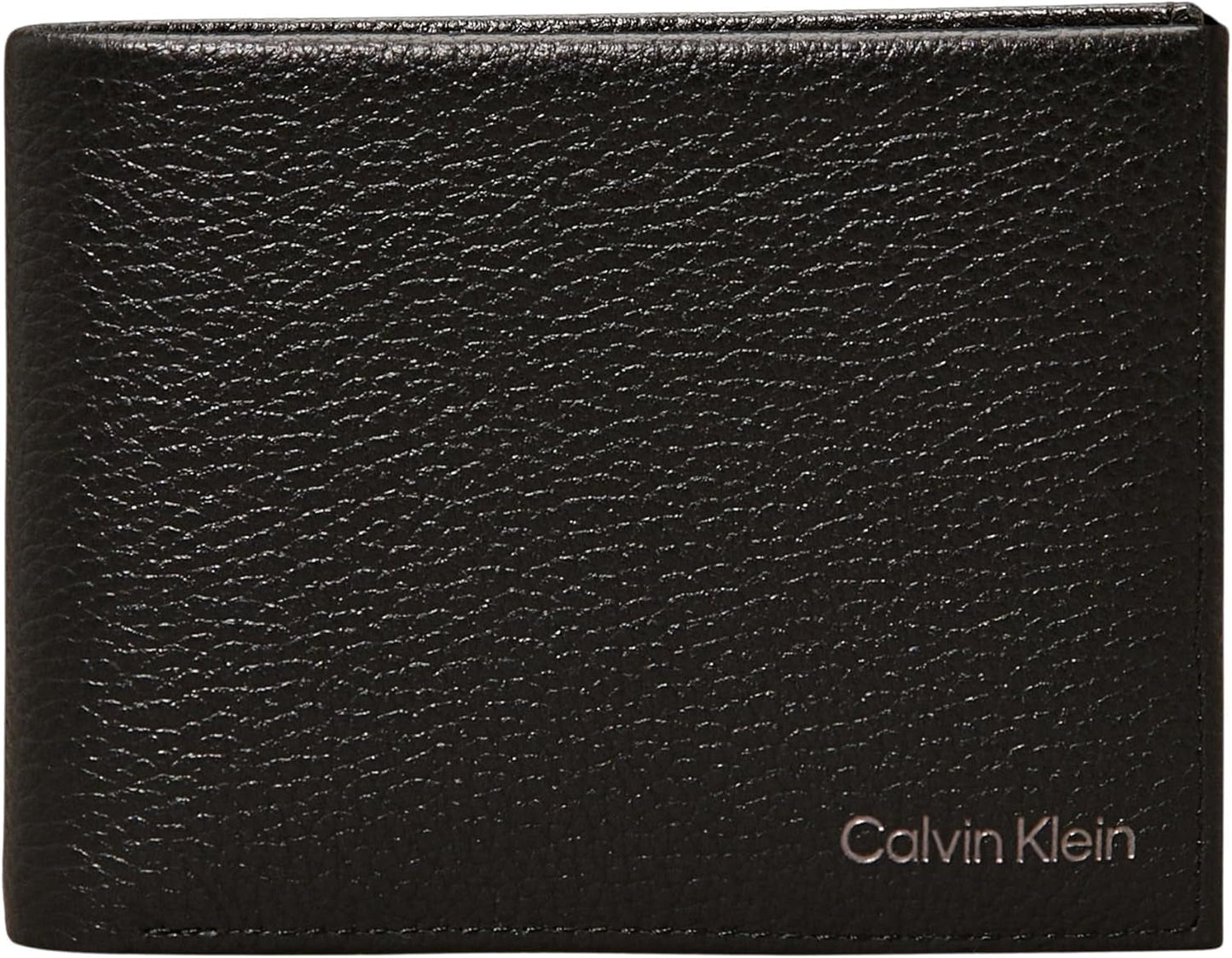 Cartera para hombre Calvin Klein Warmth Bifold Klein Cartera para hombre Naty Shop Negro (Ck Black) Os