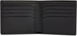 Cartera HUGO Tibby 8cc para hombre en piel de napa con logo negro Cartera para hombre Naty Shop