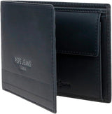 Cartera Hombre Pepe Jeans Azul 11,5 x 8 x 1cm Cartera de Piel con Protección RFID y Monedero Cartera Hombre Naty Shop