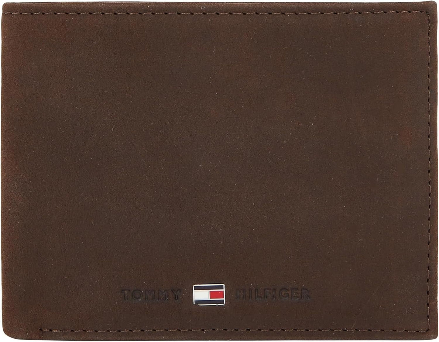 Tommy Hilfiger Johnson Cartera de hombre con monedero Cartera de hombre Naty Shop Marrón