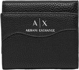 Armani Exchange Cartera plegable Wave para mujer, color negro Naty Shop Cartera para mujer Título predeterminado