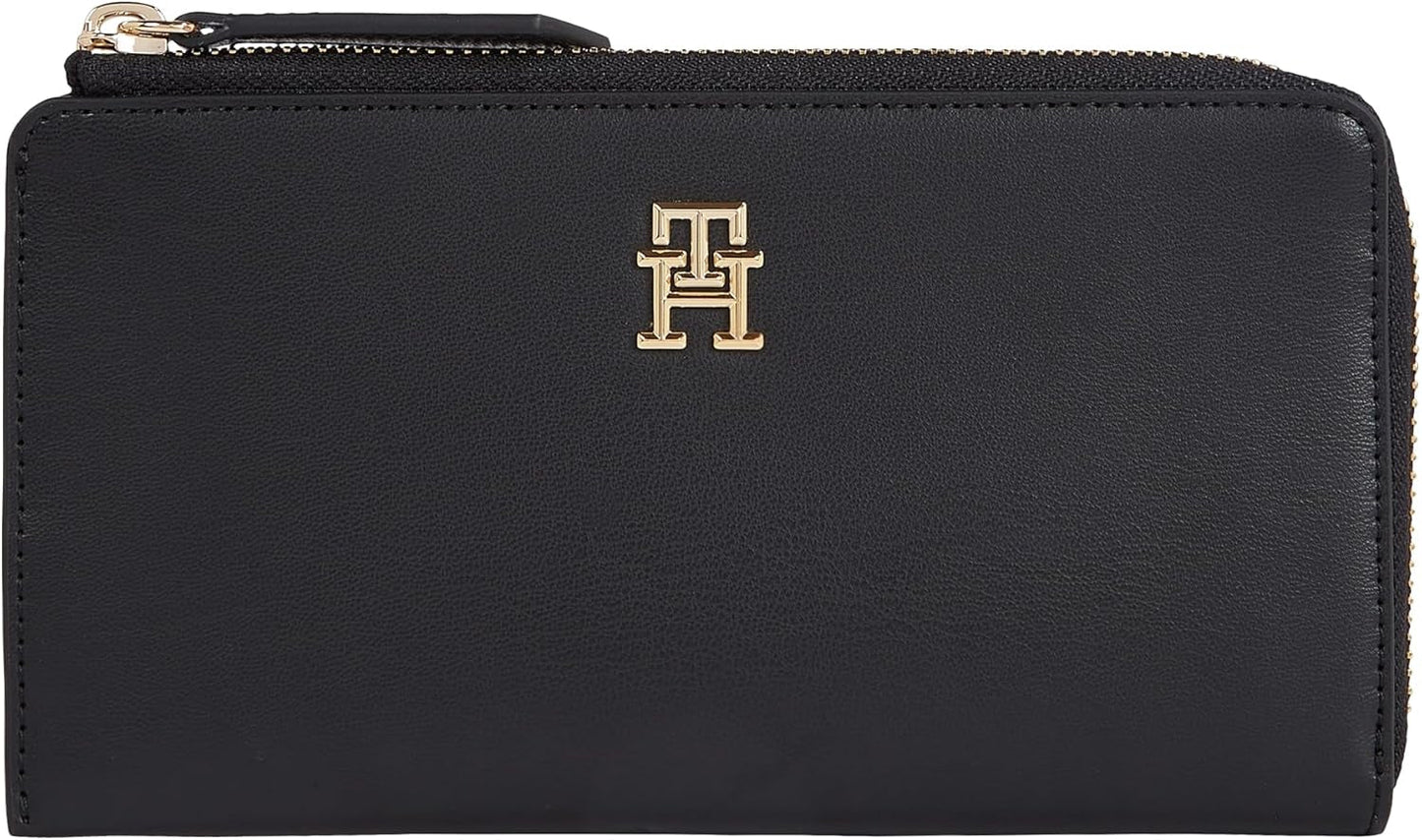 Cartera para mujer Tommy Hilfiger Slim Large, negro (Black), Onesize Cartera de mujer Naty Shop Título predeterminado