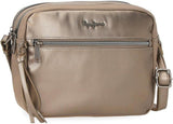 Billetera Pepe Jeans Ruby, monedero, billetera, fabricada en poliéster con detalles en polipiel. Compartimentos, cremalleras. From Joumma Bags Cartera Mujer Naty Shop Rubin Bolso Doble Bandolera