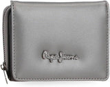 Cartera, monedero, billetera Pepe Jeans Ruby, confeccionada en poliéster con detalles en polipiel. Compartimentos, cremalleras. From Joumma Bags Cartera Mujer Naty Shop Cartera Antracita