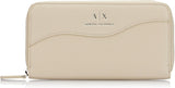 Armani Exchange Cartera triple con logo estampado en plata Essential Wave Pisco para mujer Naty Shop Cartera para mujer Título predeterminado